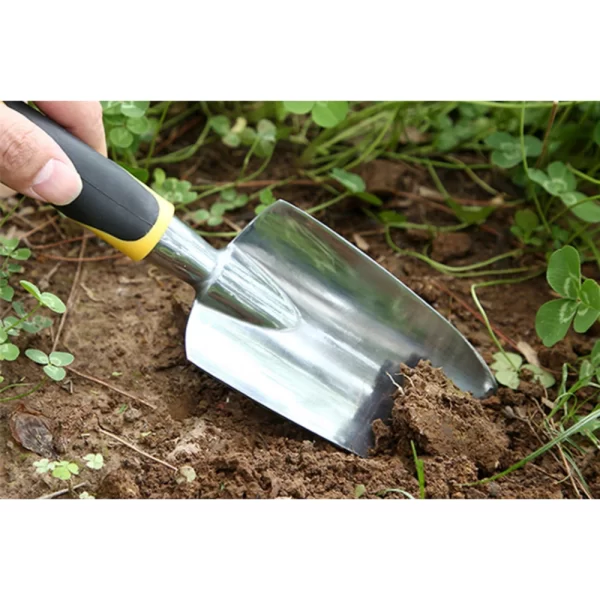 Gardening Small Shovel Alloy Plants Flower Loose Soil Shovel Weeding Digging Holes Tools  For Garden Planting Non-Slip Handle - Image 5